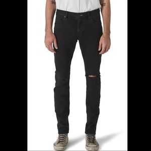 Neuw Iggy Skinny Jean in Zero Torn Black Wash